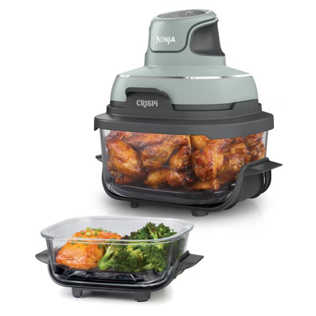 Electrocasnice & Climatizare - Friteuza cu aer cald Ninja CRISPi 4-in-1 FN101EUSG, Verde
