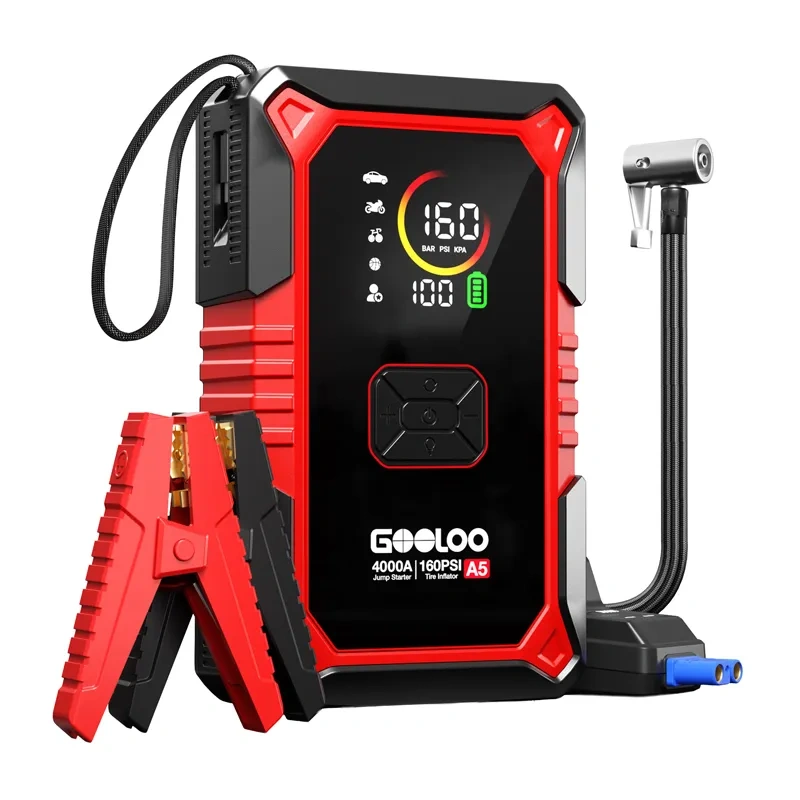 Compresoare Auto - GOOLOO A5 - Dispozitiv de pornire 2-in-1 cu compresor