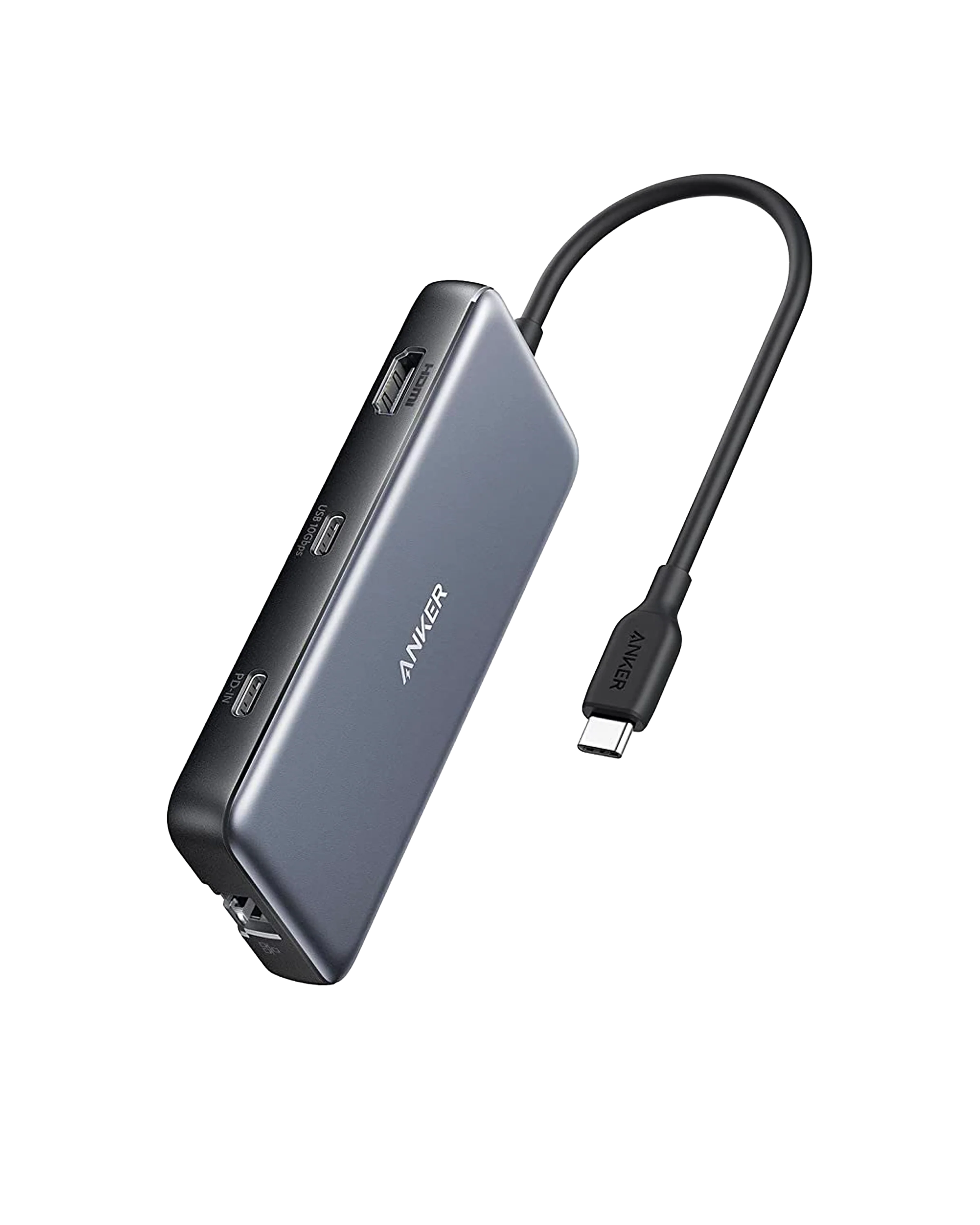 Laptop, Tablete & Telefoane - Hub Anker 555 USB-C 8-in-1 4K 85W Gri