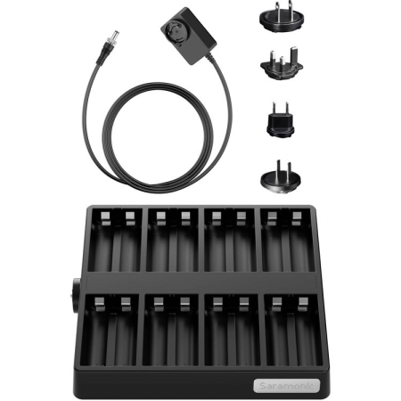 Accesorii audio - Hub incarcare 8 acumulatori Saramonic K9 SLB-2