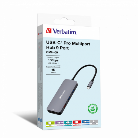 Hub Multiport Verbatim USB-C Pro, 9 porturi [7]