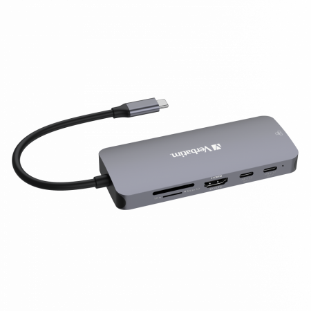 Hub Multiport Verbatim USB-C Pro, 9 porturi [1]