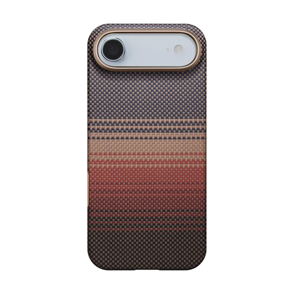 Accesorii telefoane mobile - Husa Pitaka pentru iPhone 17 Air MagEZ 7, MagSafe, Ultra-Slim, Sunset