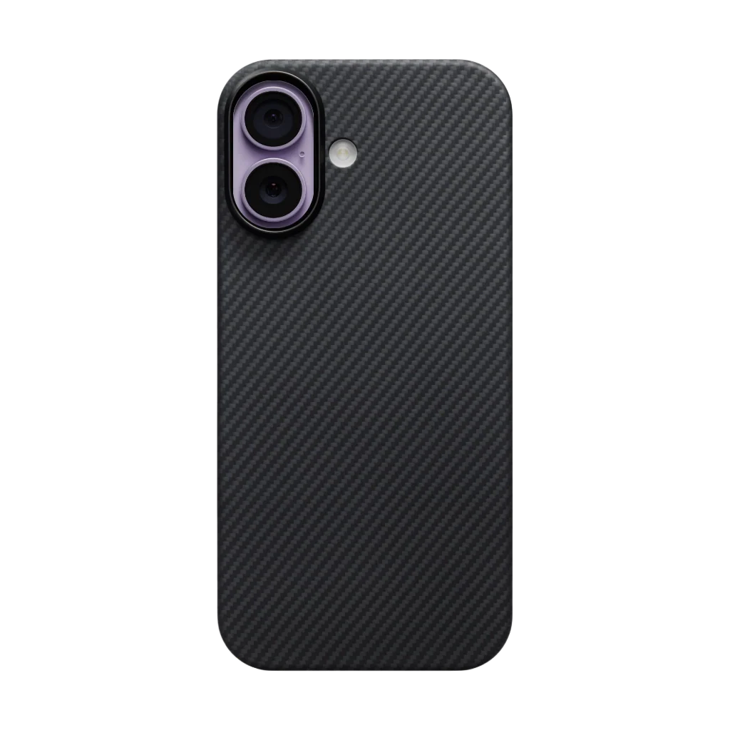 Accesorii telefoane mobile - Husa Pitaka pentru iPhone 17 MagEZ 7, MagSafe, Ultra-Slim, Negru/Gri