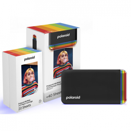 TV, Audio-Video & Foto - Imprimanta foto Polaroid Hi Print 2x3 Generation 2 Everything Box, Negru