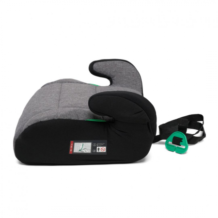 Inaltator auto U-GROW, R129, fara ISOFIX, 15-36 kg, 125-150 cm, Gri / Negru [1]