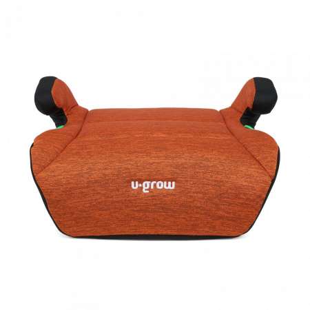 Inaltator auto U-GROW, R129, fara ISOFIX, 15-36 kg, 125-150 cm, Negru / Caramiziu [1]