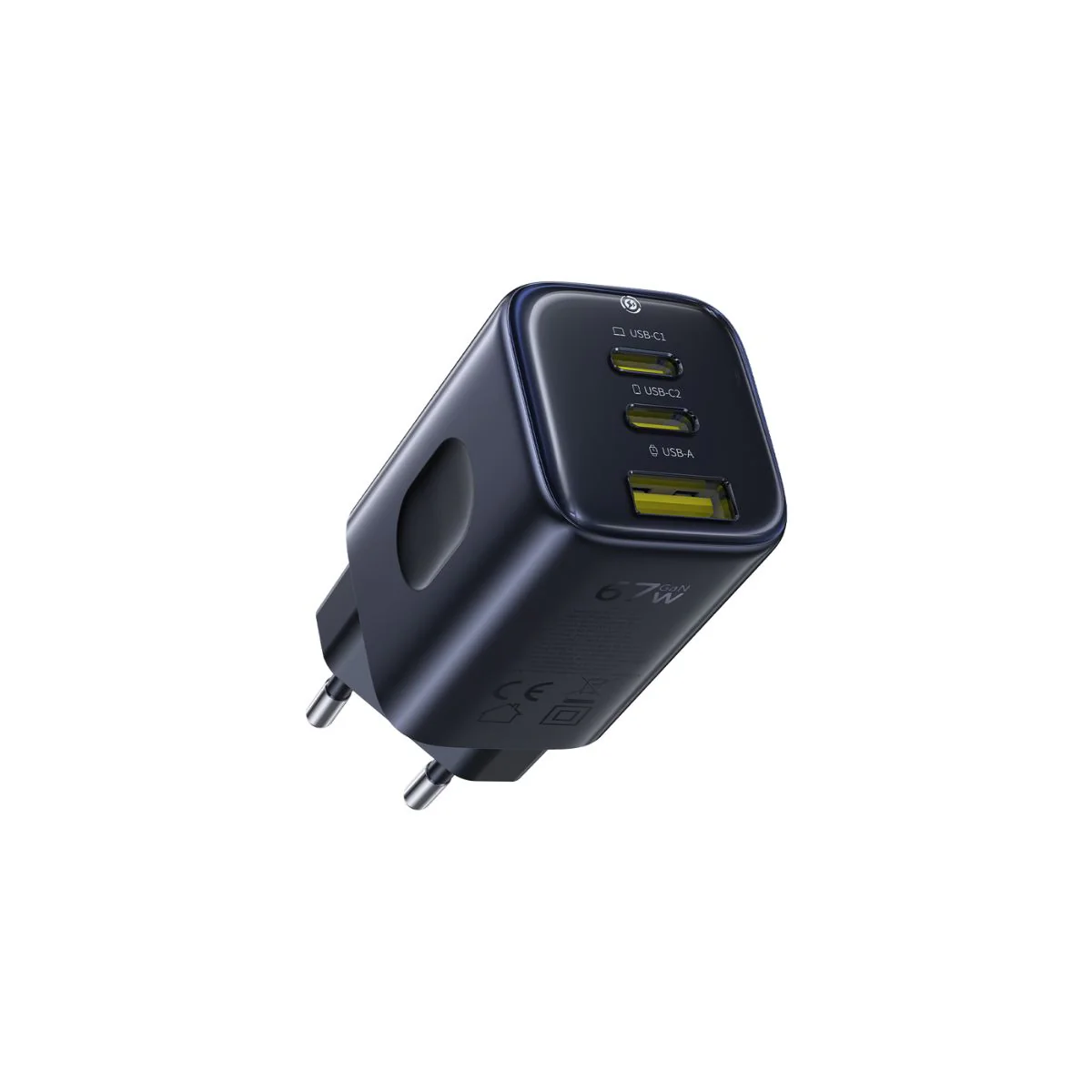 Laptop, Tablete & Telefoane - Incarcator retea Baseus PicoGo AE11 2x USB-C 1x USBA 67W Negru