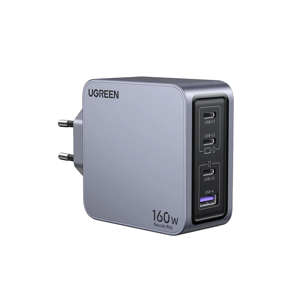 Incarcatoare retea - Incarcator retea Ugreen Nexode Pro 160W GaN Mini Fast Charger Gri