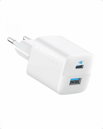 Incarcatoare retea - Incarcator retea Anker 323, 33W, USB-C, USB-A, Alb