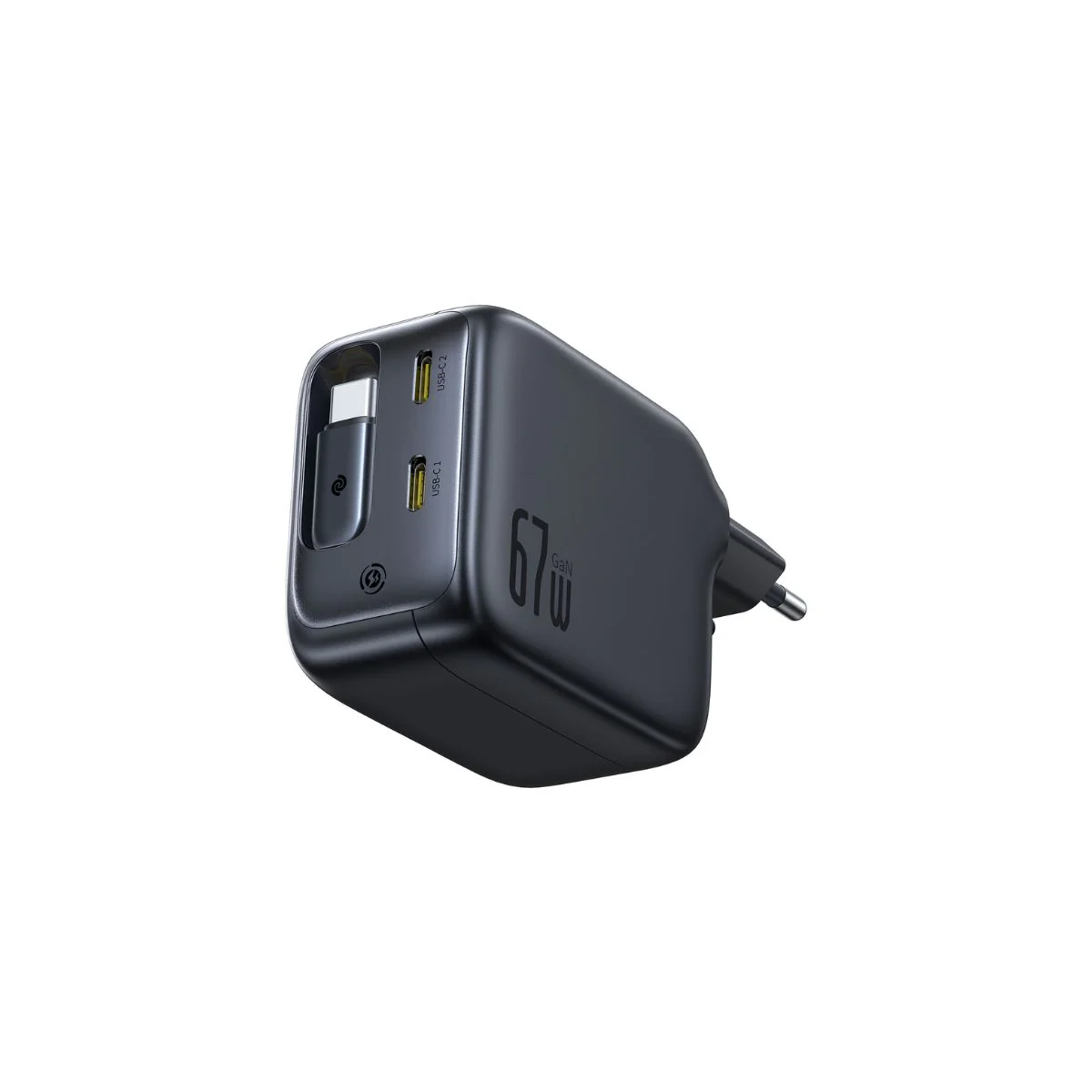 Incarcatoare retea - Incarcator retea Baseus EnerCore CJ11 cablu retractabil 67W Negru