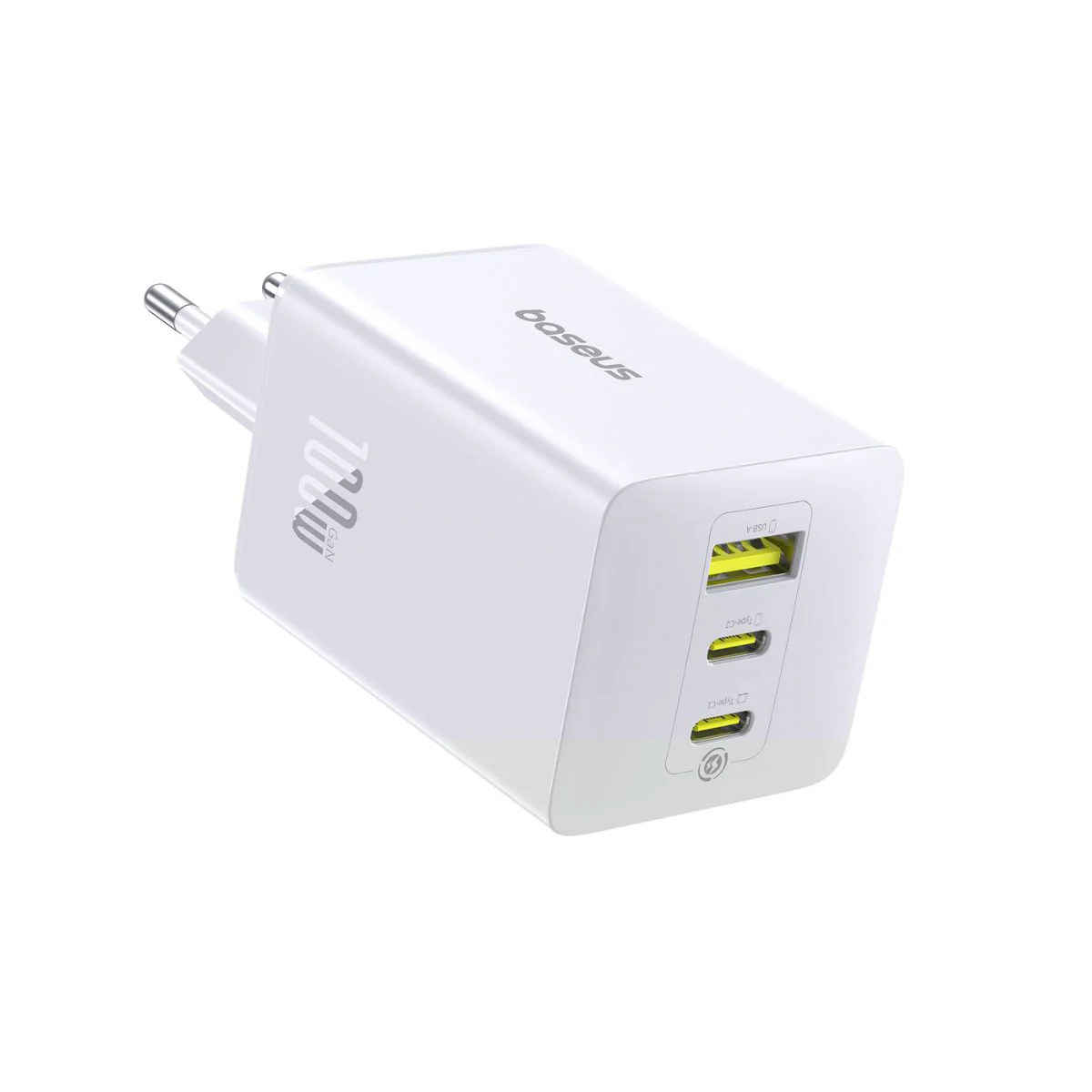 Laptop, Tablete & Telefoane - Incarcator retea Baseus EnerFill FE11 100W 2xUSB-C 1xUSB GaN6 Alb