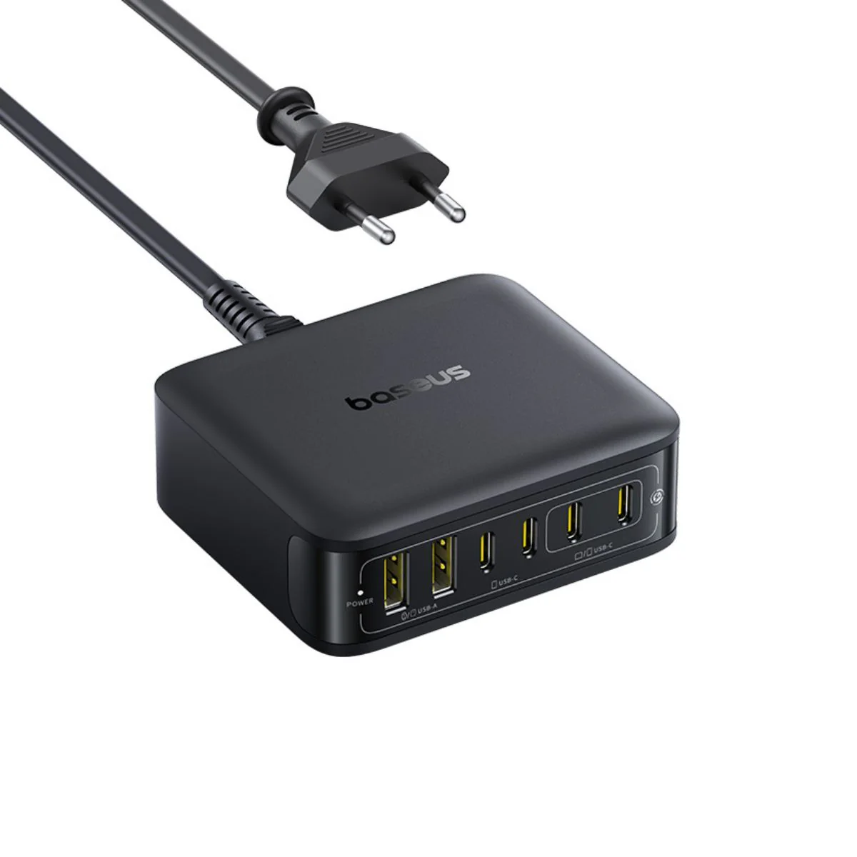 Laptop, Tablete & Telefoane - Incarcator retea Baseus EnerFill FH21 QC 4xUSB-C 2xUSB 120W Negru