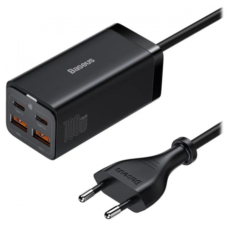 Incarcatoare retea - Incarcator retea Baseus GaN3 Pro, 100W, USB-C, USB, Negru