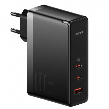 Incarcatoare retea - Incarcator retea Baseus GaN5 Pro, 140W, USB-C, USB, Negru
