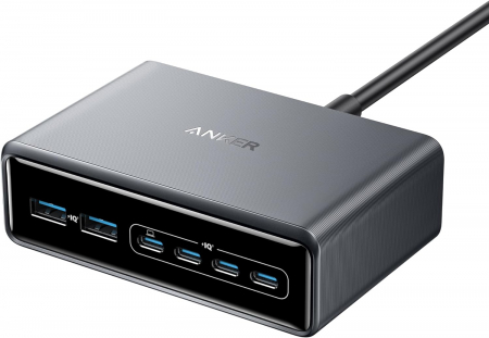 Incarcatoare retea - Incarcator si statie incarcare Anker Prime, 200W,Negru