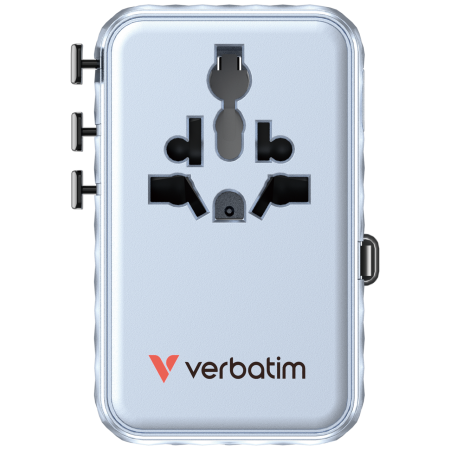 Incarcator Verbatim Charge 'n' Travel 100W, GaN III, Albastru [2]