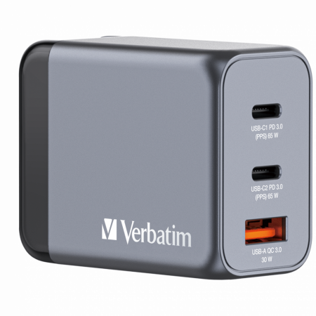 Incarcatoare retea - Incarcator Verbatim GaN 65W