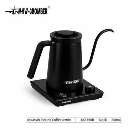 Coffee Corner - Kettle MHW-3BOMBER Smart Pour Adder-V3 600ml Black BK6054B-OS