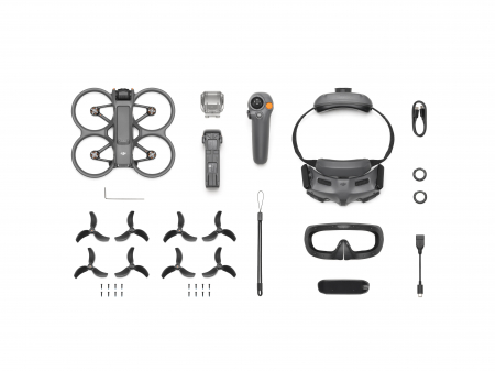 Drone - Kit drona DJI Avata 2 Fly More Combo, 1x acumulator