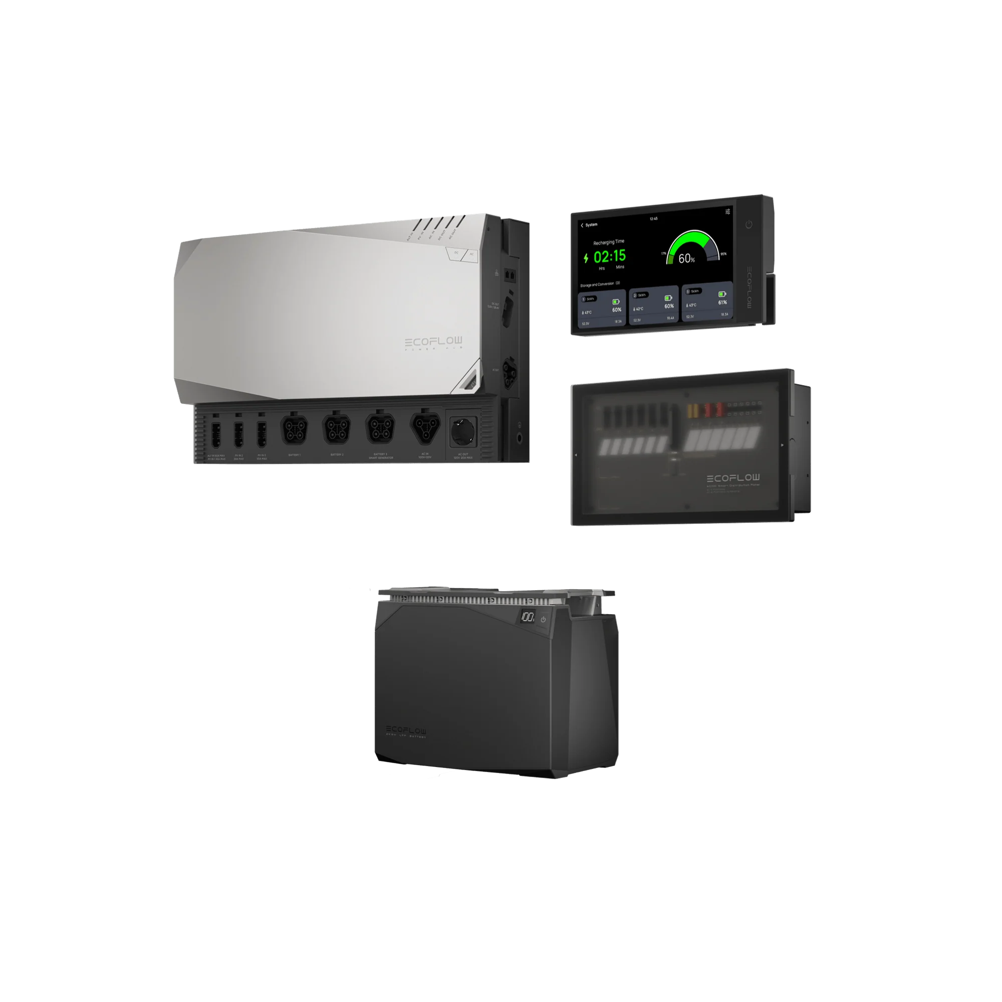Casa, Gradina & Bricolaj - Kit complet pentru alimentare off-grid EcoFlow All-in-one Independence Power Kit 2 KWh