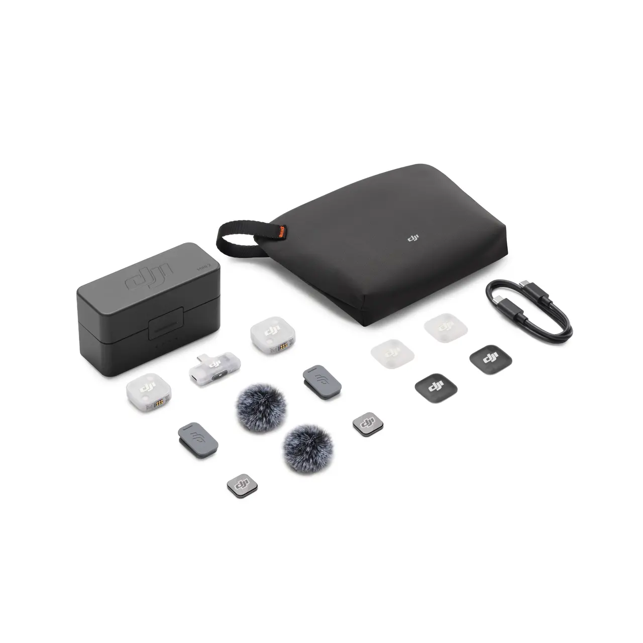 Echipament audio - Kit DJI Mic Mini 2 (2 TX + 1 Mobile RX + statie de incarcare)