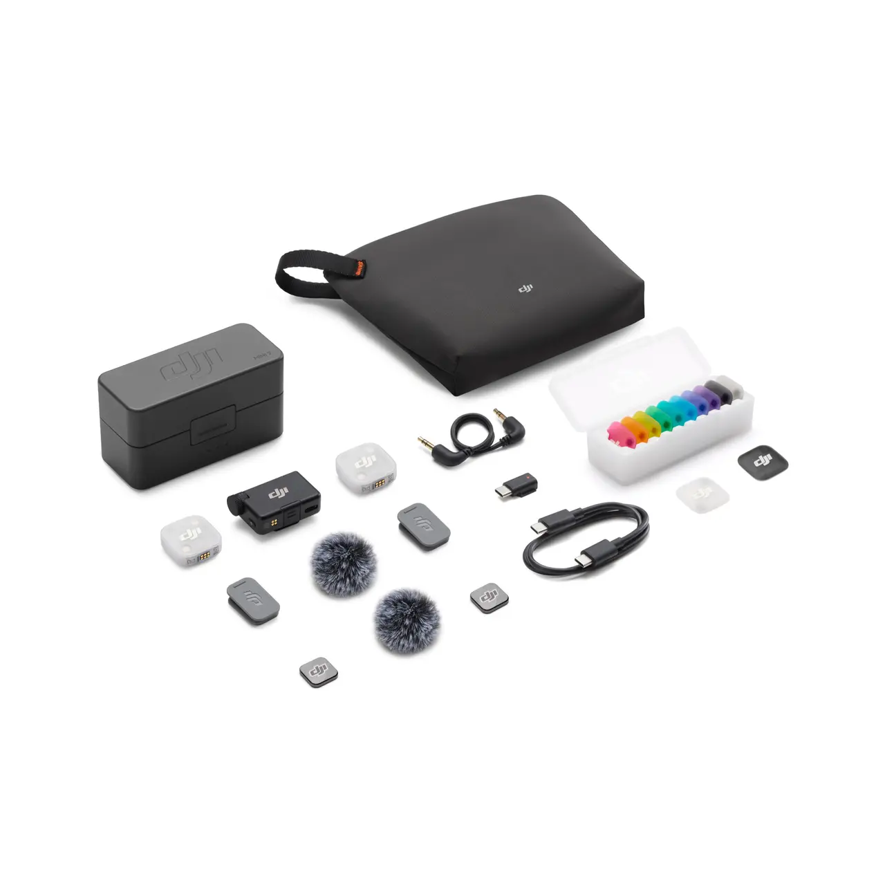 Linii wireless - Kit DJI Mic Mini 2 (2 TX + 1 RX + statie de incarcare)