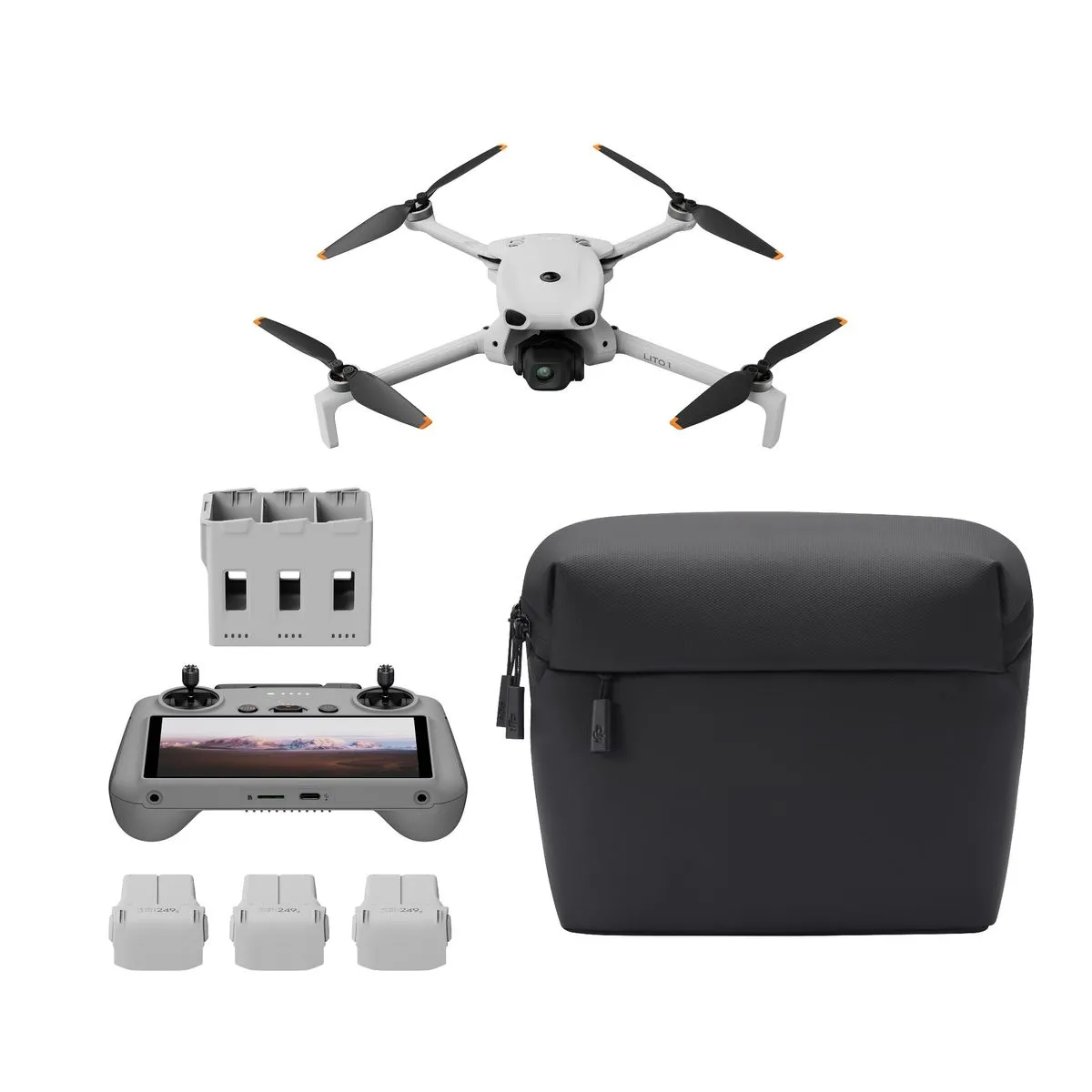 Drone - Kit Drona DJI Lito X1 Fly More Combo (controller DJI RC 2)