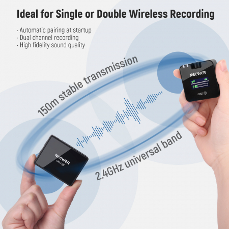 Kit lavaliere wireless Neewer CM22 [6]