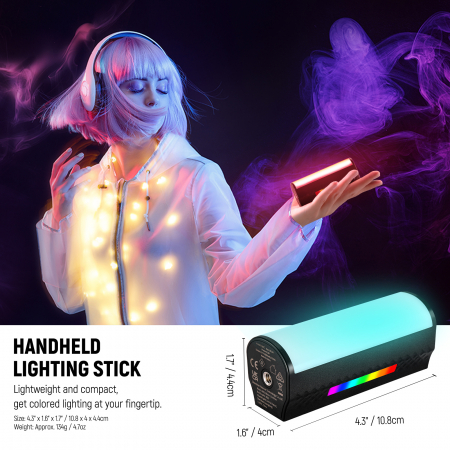 Lampa video magnetica LED RBG Neewer TL97C [2]