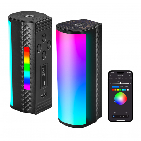 Lampi LED pentru studio - Lampa video magnetica LED RBG Neewer TL97C