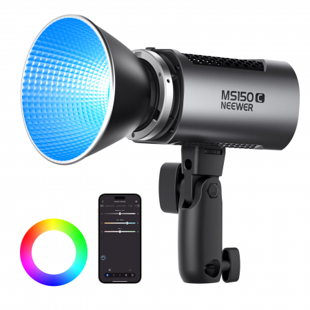 Lampi LED pentru studio - Lampa video LED RGB Neewer MS150C 150W