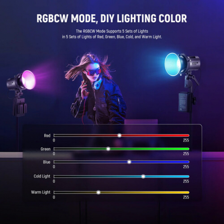 Lampa video LED RGB Neewer MS60C 65W [4]