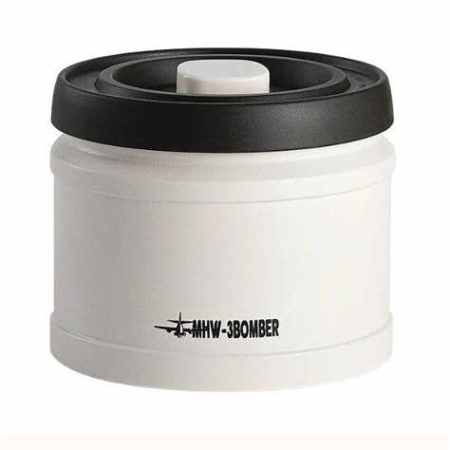 Coffee Corner - MHW-3BOMBER 750ml Manual Vacuum Storage Canister - White VC6030