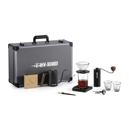 Coffee Corner - MHW-3BOMBER B-2 Tactical Suitcase 10pcs Set Coffee Gifts Black
