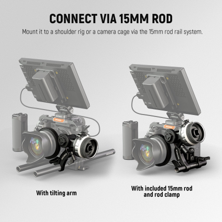 Mini Follow focus Neewer PG001 cu opritoare A-B [6]