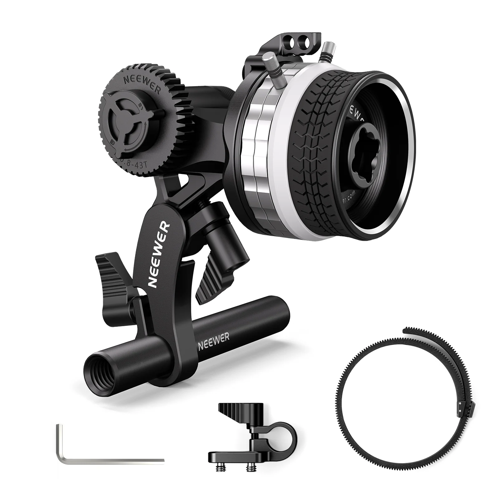 Camere video & accesorii - Mini Follow focus Neewer PG001 cu opritoare A-B