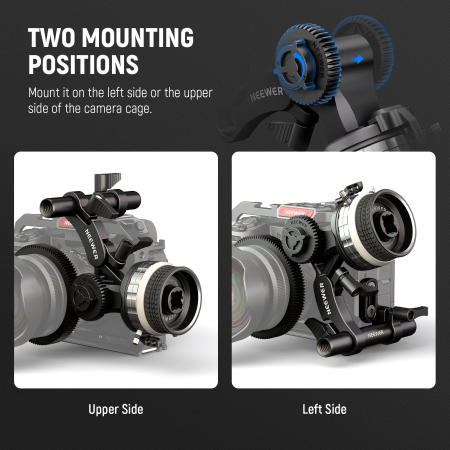 Mini Follow focus Neewer PG001 cu opritoare A-B [7]