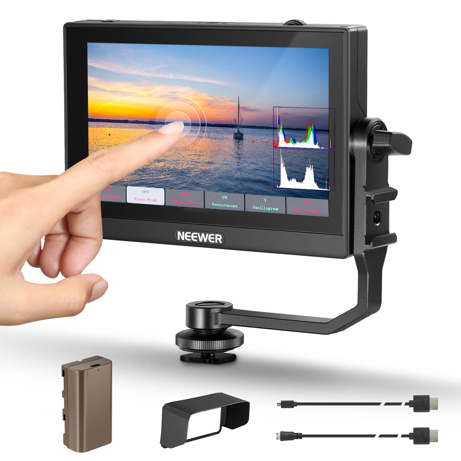Monitoare & recordere video - Monitor pentru camera Neewer F500