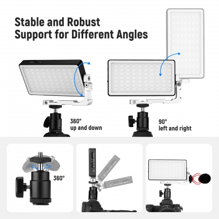 Lampa video LED RGB Neewer SL90 Pro 12W [7]