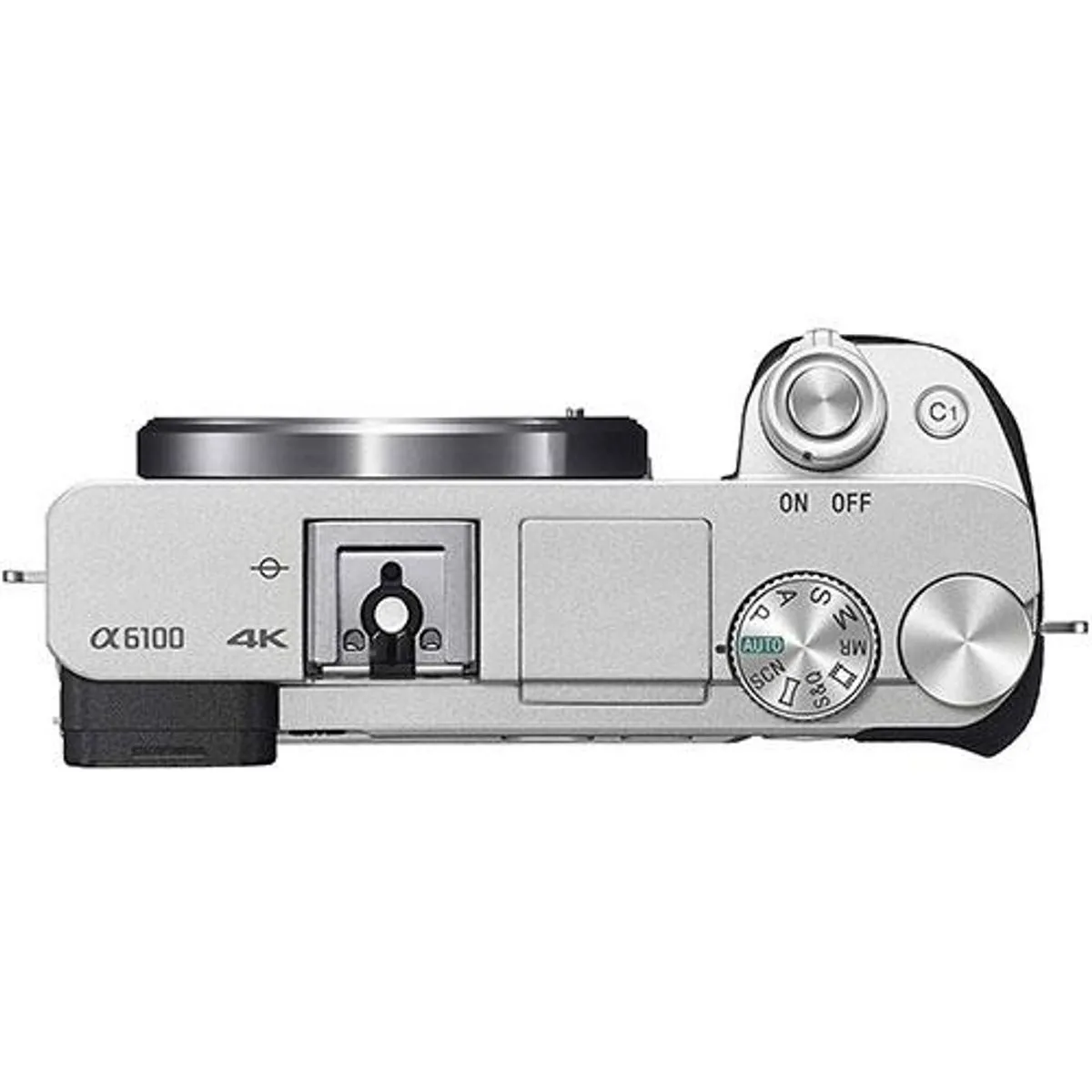 Aparat Foto Mirrorless Sony Alpha 6100, 24.2 MP, 4K, Argintiu + Obiectiv 16-50mm [3]