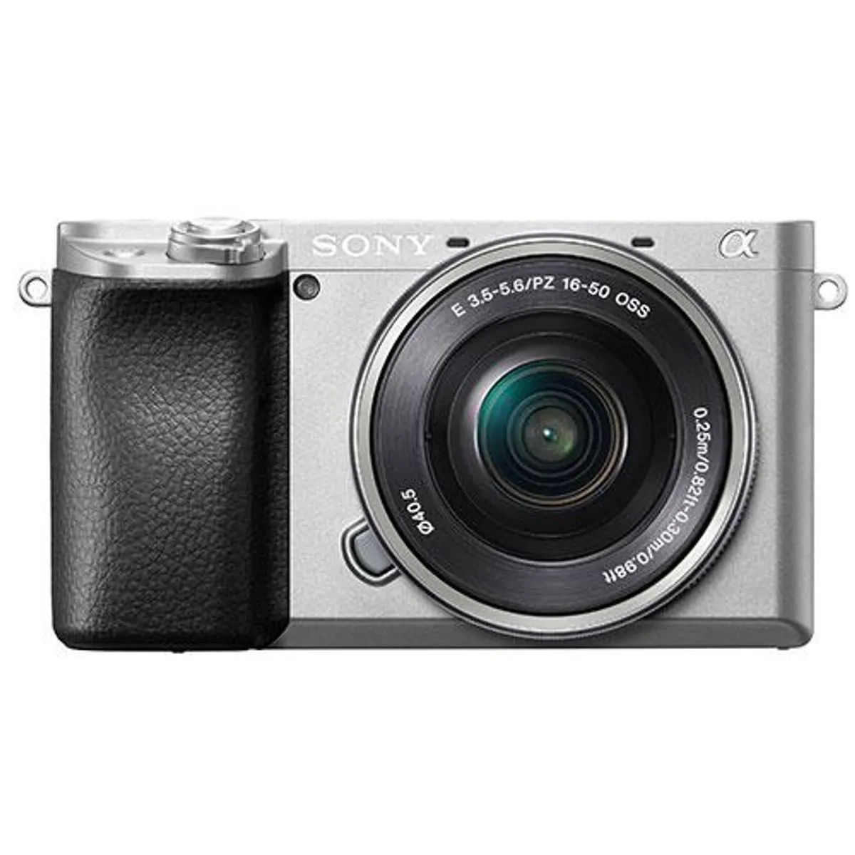 Aparate foto - Aparat Foto Mirrorless Sony Alpha 6100, 24.2 MP, 4K, Argintiu + Obiectiv 16-50mm