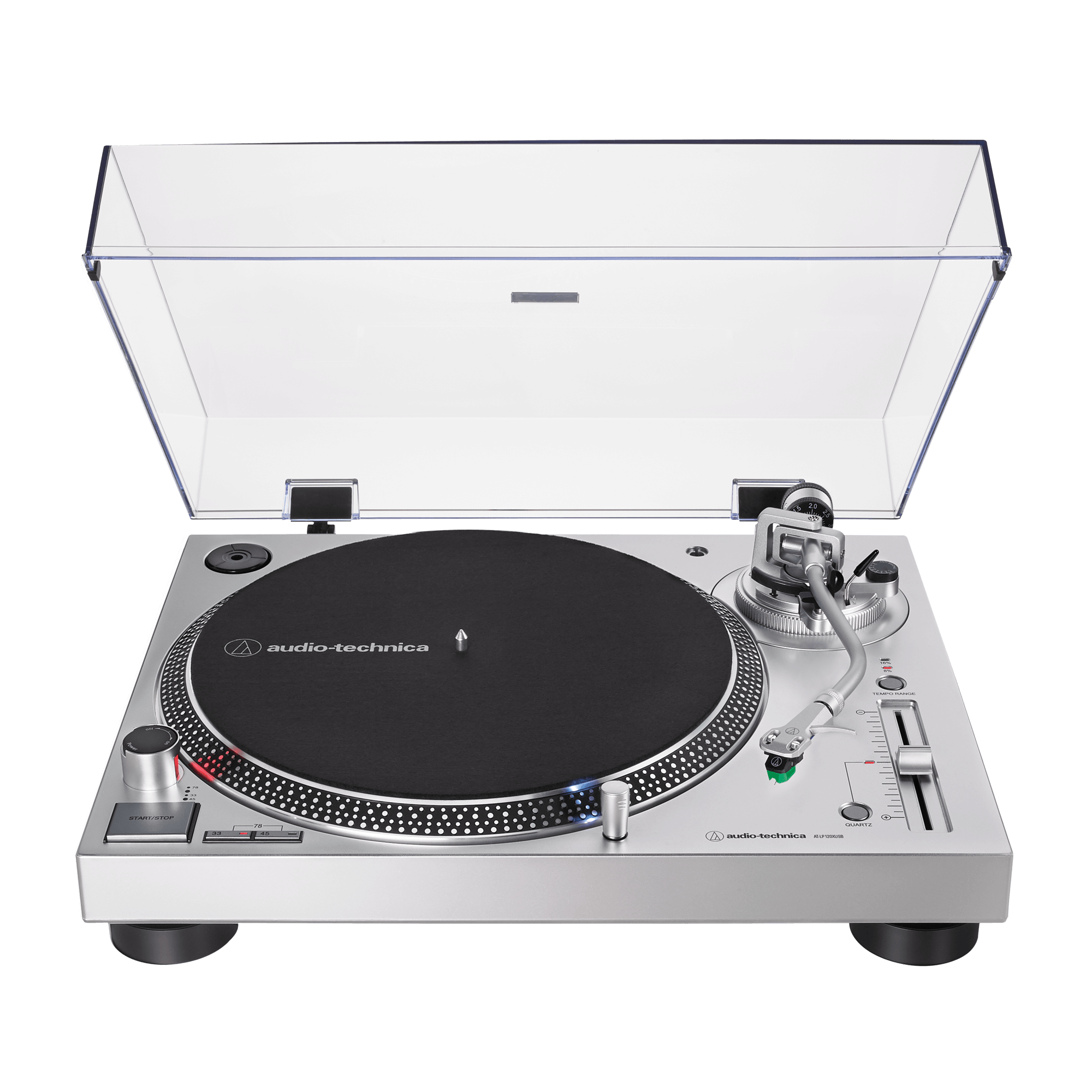 Home Audio - Pick-up Audio-Technica AT-LP120X USB Argintiu Audio Video Silver Premium