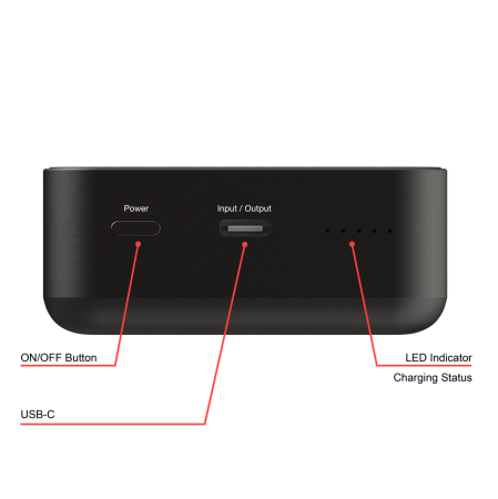 Baterie externa Verbatim Charge'n'Go Essentials, 20000mAh, Negru [2]