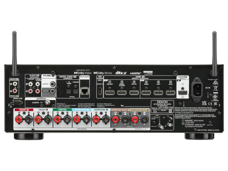 Denon Receiver AV AVR-X1800H DAB Black 7.2 canale 8K Receiver AV Black Premium 7.2 Ch [3]