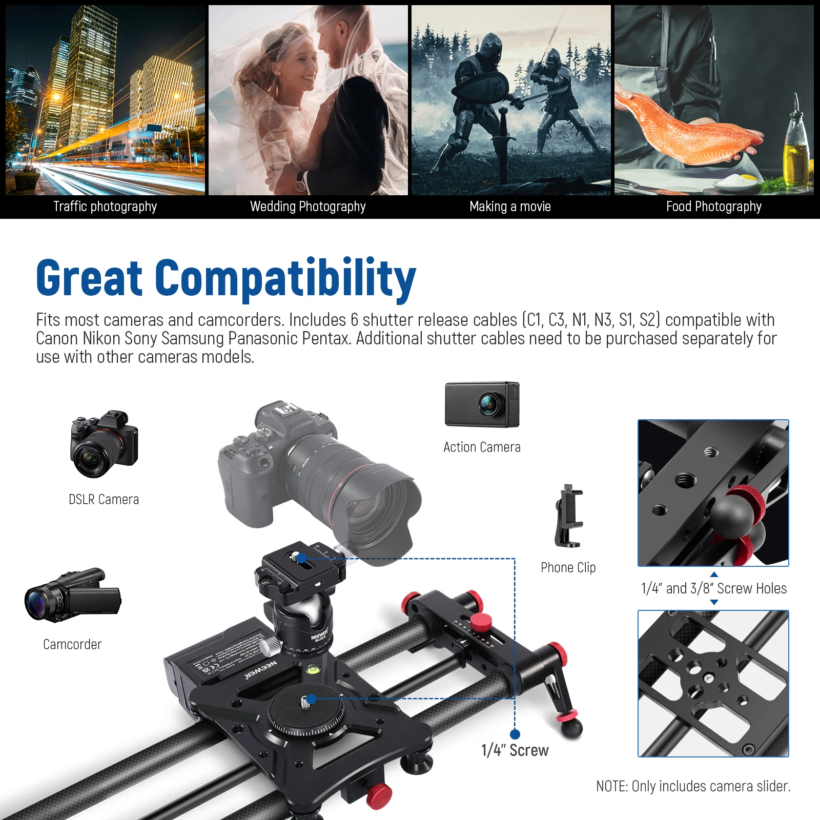 Slider motorizat Neewer ER1-120 [4]