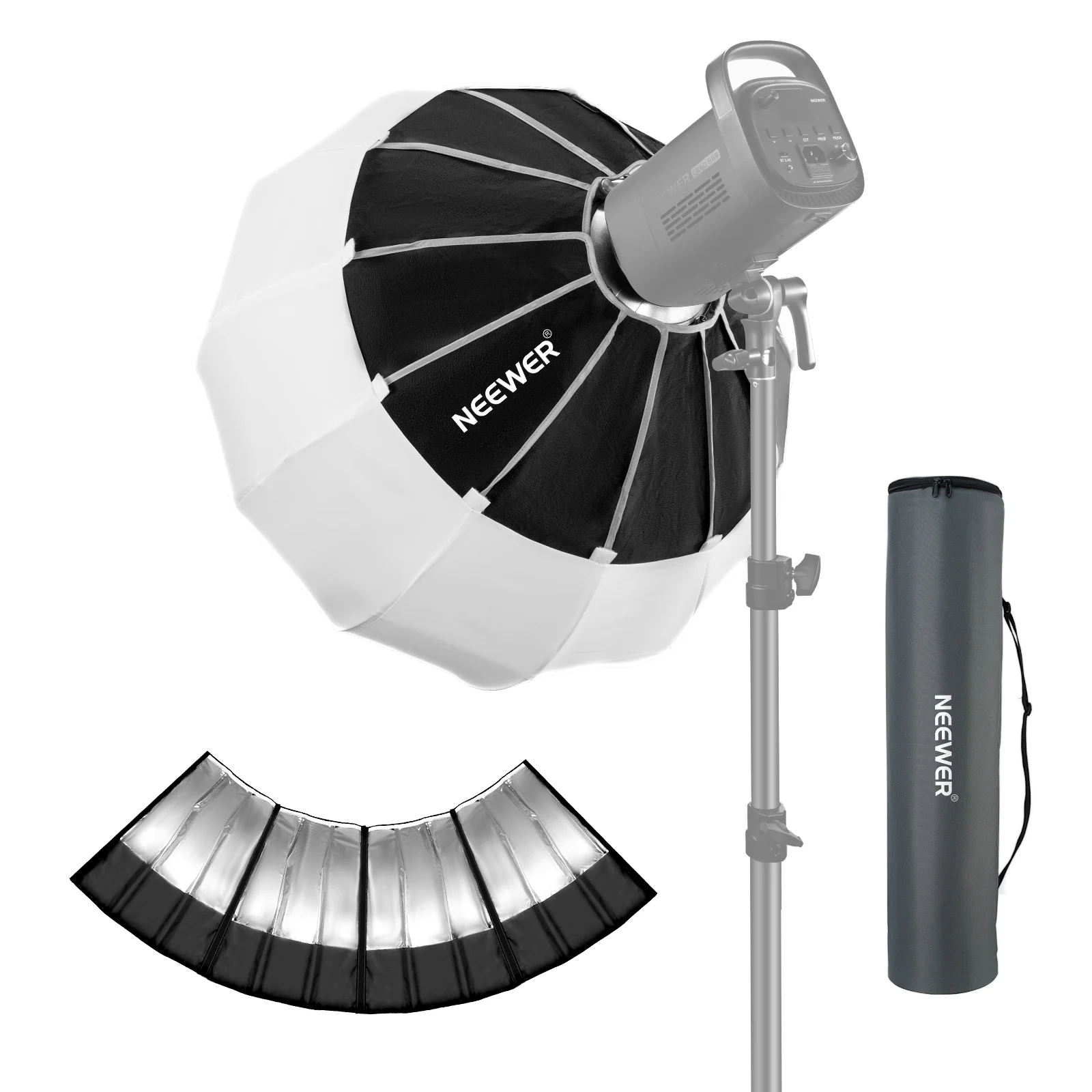 Echipamente de studio - Softbox tip lanterna Neewer NS50L, 50 cm