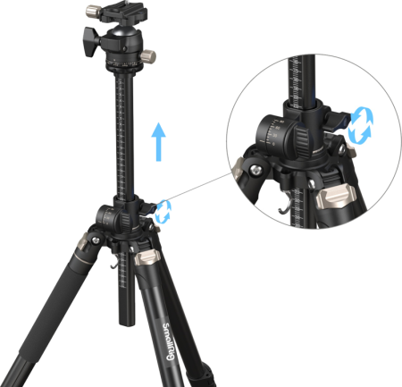 Tripede SmallRig 4288 cu coloana centrala laterala CT200 [3]