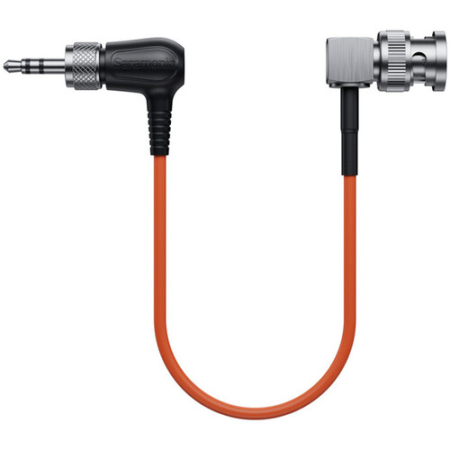Cabluri si adaptoare audio - Saramonic Cablu timecode TRS 3.5mm cu blocare la BNC tata, unghi drept