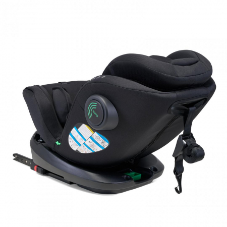 Scaun auto U-GROW Secure+, Rotatie 360 de grade, i-Size, ISOFIX, 0-36 kg, 40-150 cm, Negru [3]